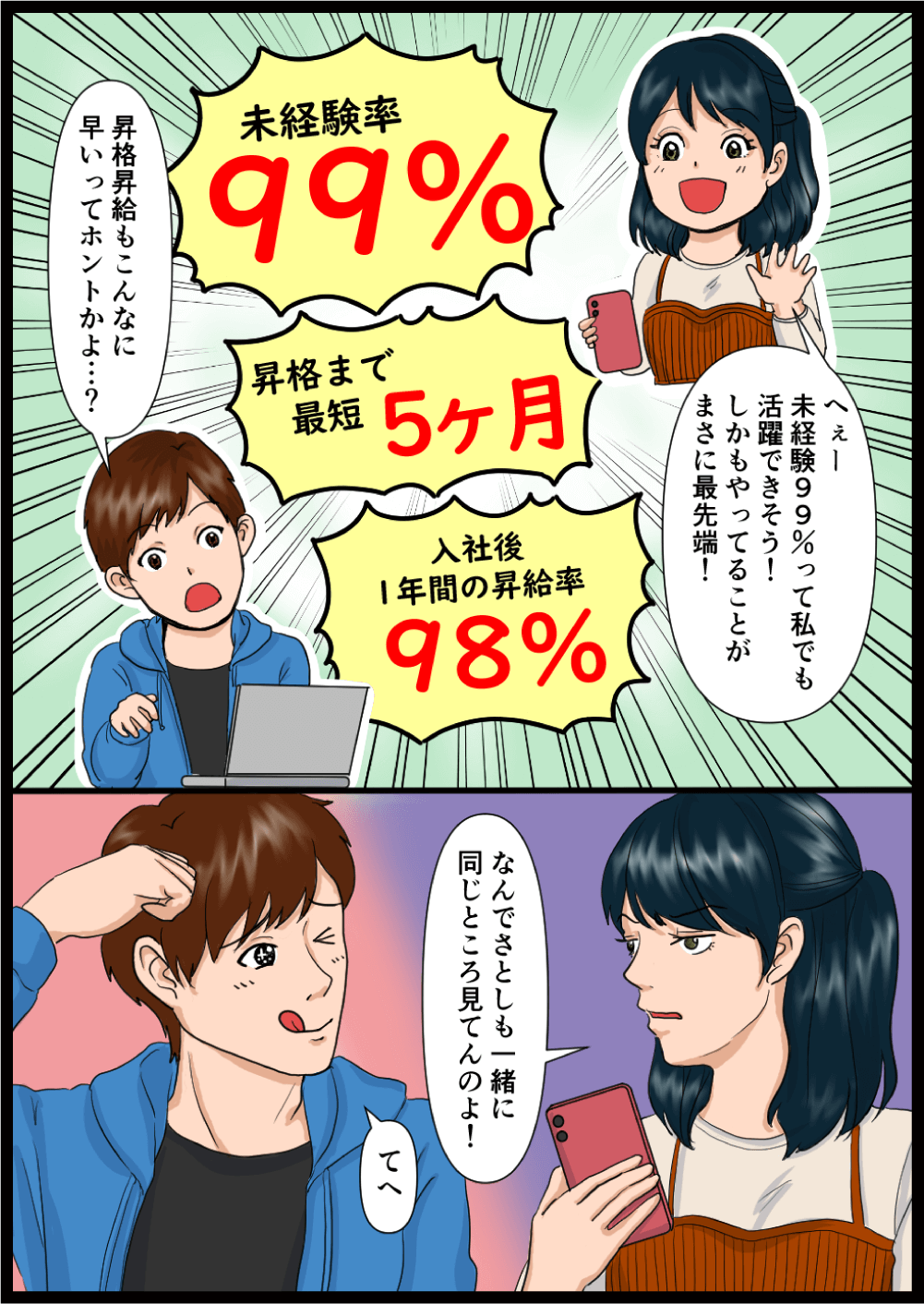 未経験でも活躍できる！